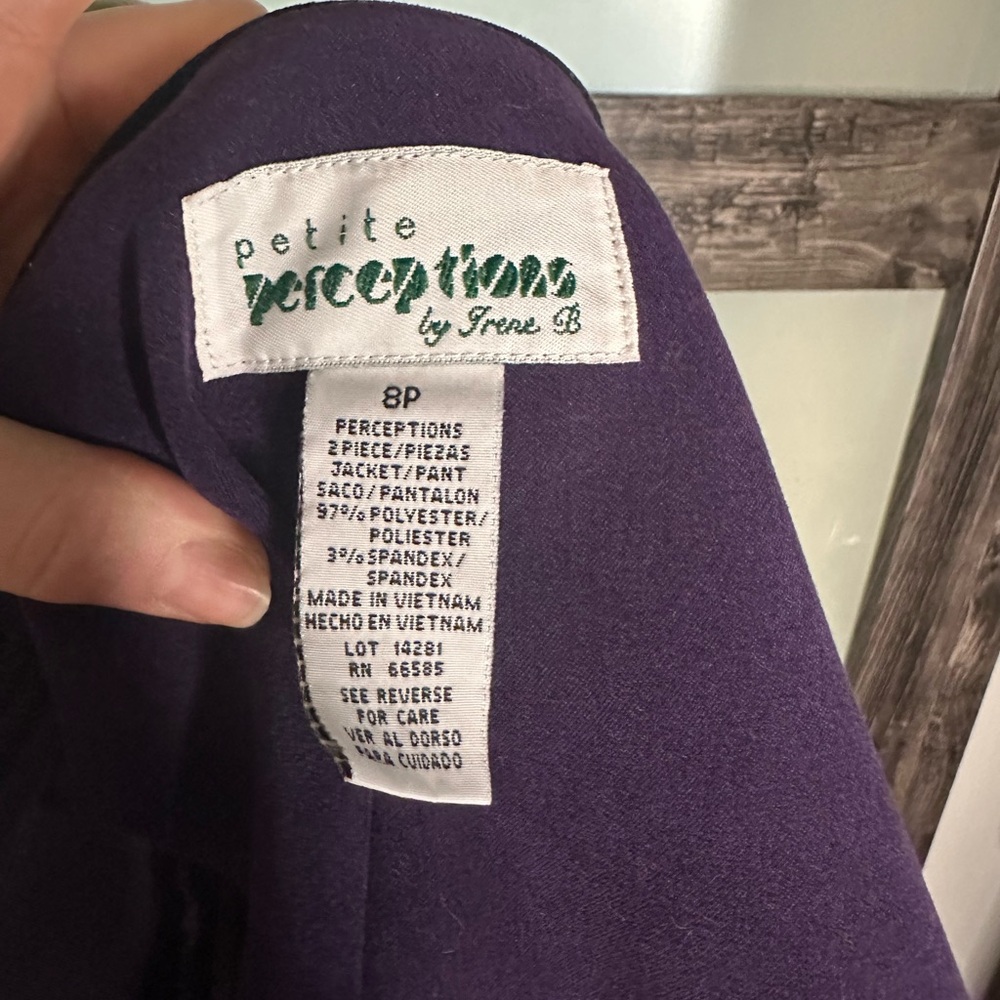Perceptions Deep Purple Blazer - image 7